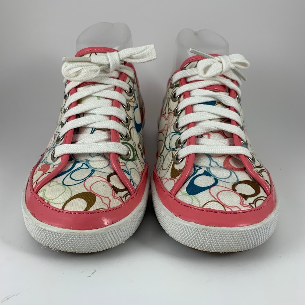 Coach ETTA Multicolor Tennis Shoes Sneakers Size 7 - Picture 3 of 6